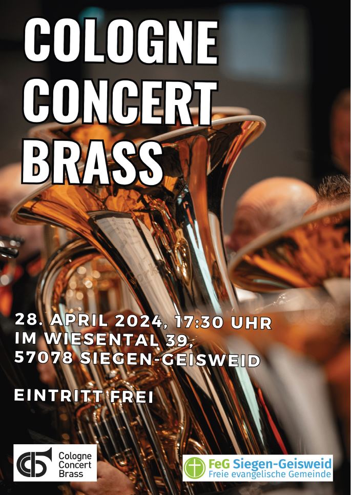 Konzert Cologne Concert Brass am 28. April 2024